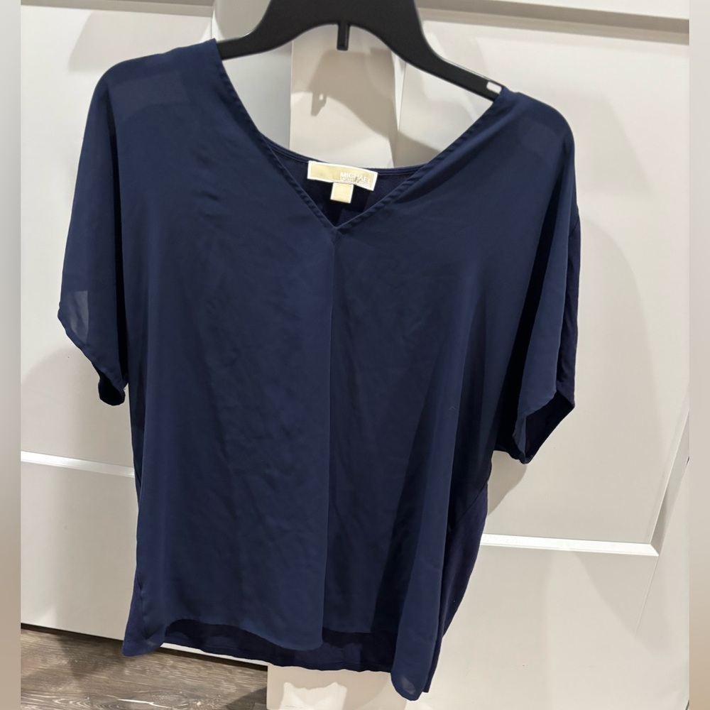 Michael Kors Deep Blue Women's Blouse